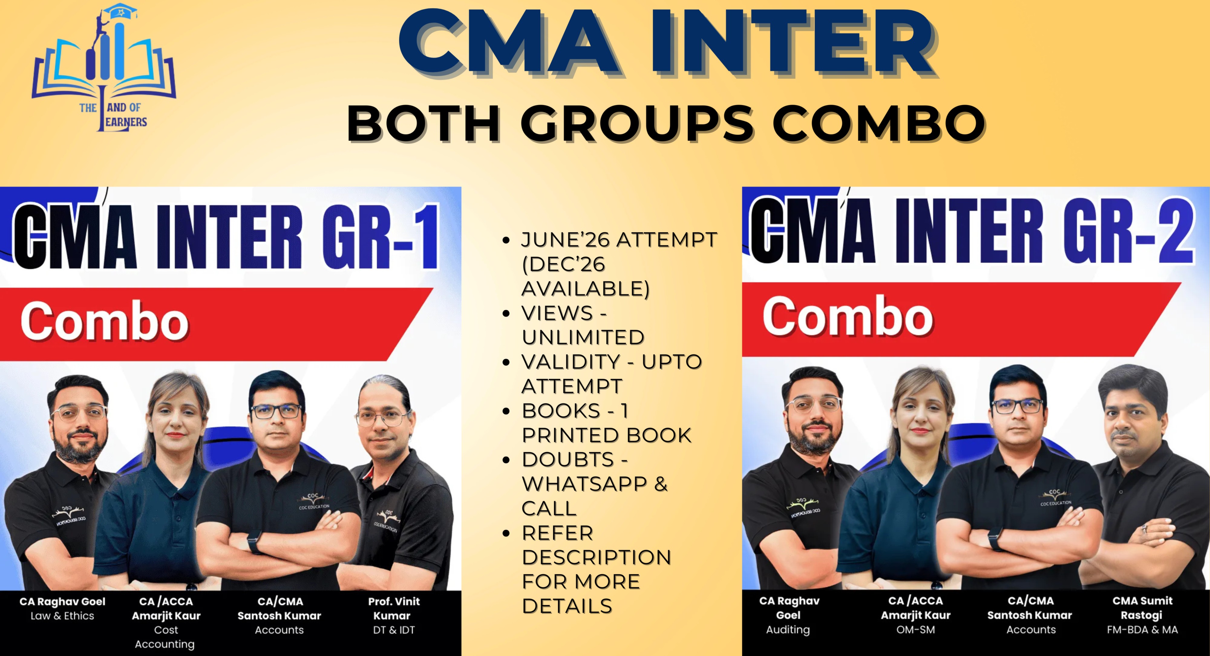 CMA Inter Both Groups Combo (TLOL x COC) cover