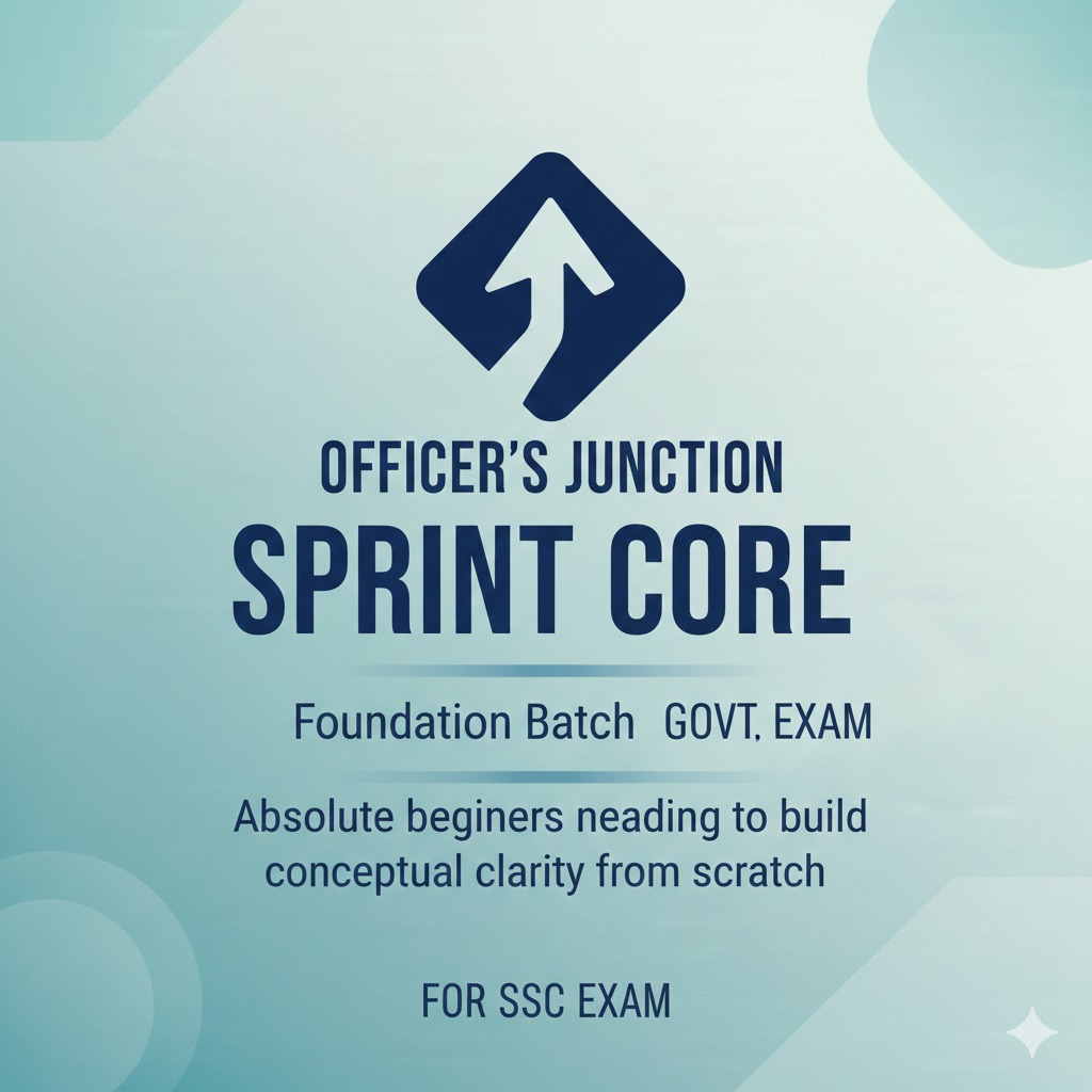 Sprint Core (Foundation Batch - SSC Exam) cover