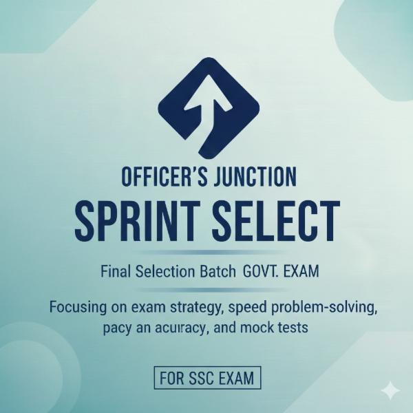 Sprint Self Paced (Final Selection Batch - SSC Exam) cover