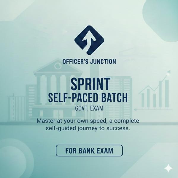 Sprint Self Paced (Final Selection Batch - Bank Exam) cover