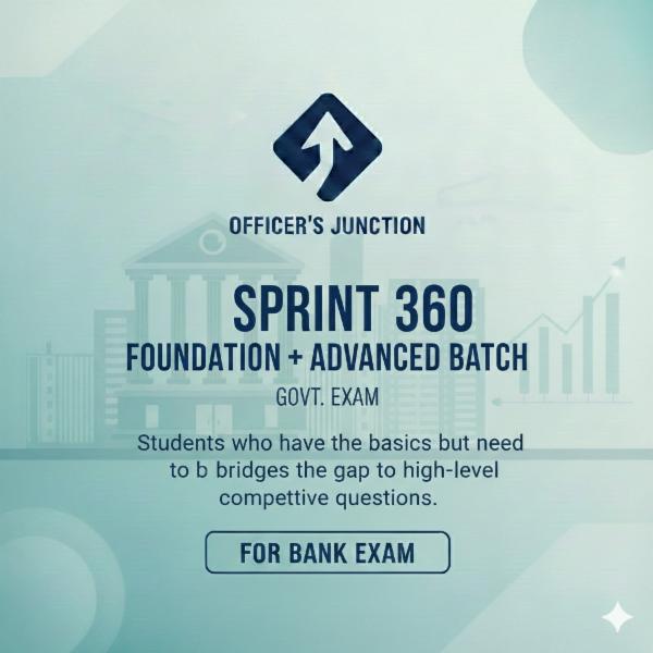 Sprint 360 (Foundation + Advanced Batch - Bank Exam) cover
