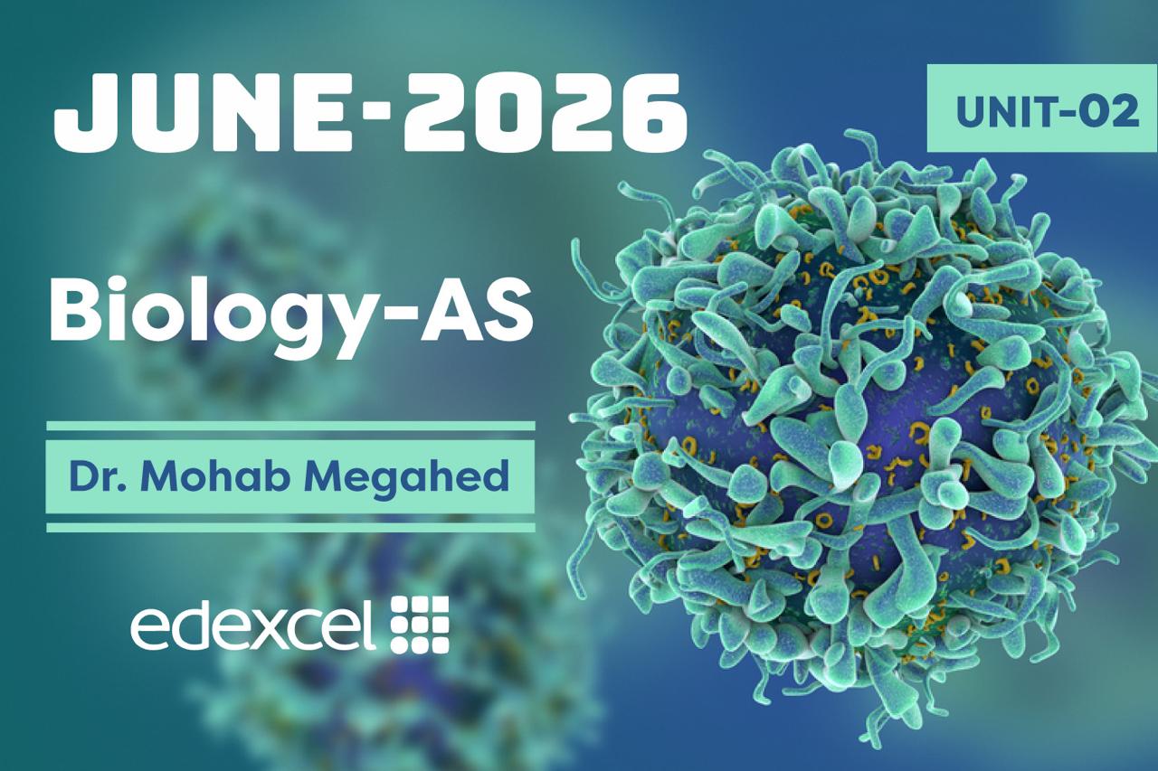 Biology AS Edexcel Unit 2 June 2026 cover