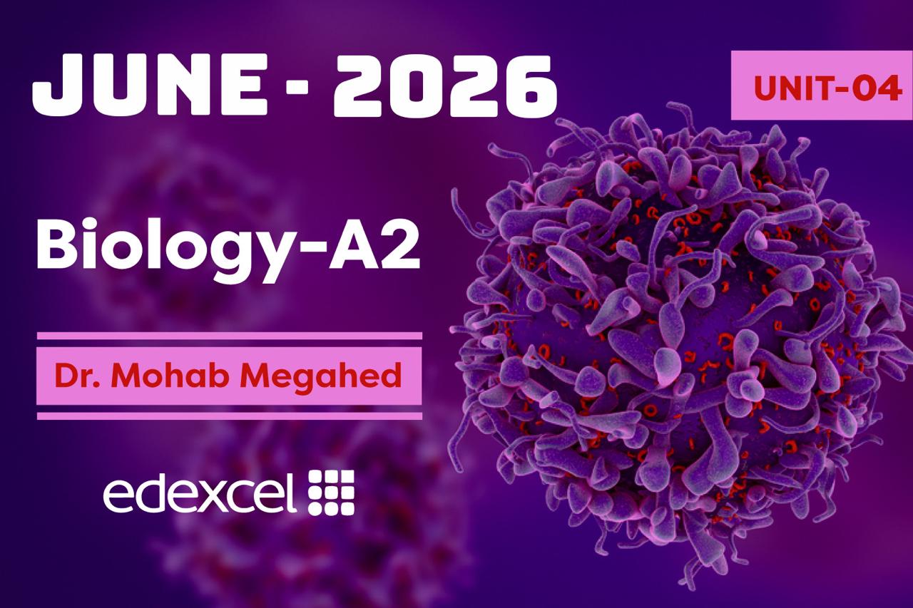 Biology A2 Edexcel Unit 4 June 2026 cover