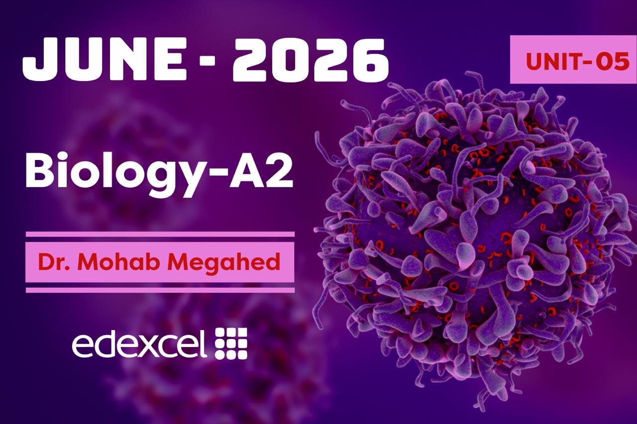 Biology A2 Edexcel Unit 5 June 2026 cover