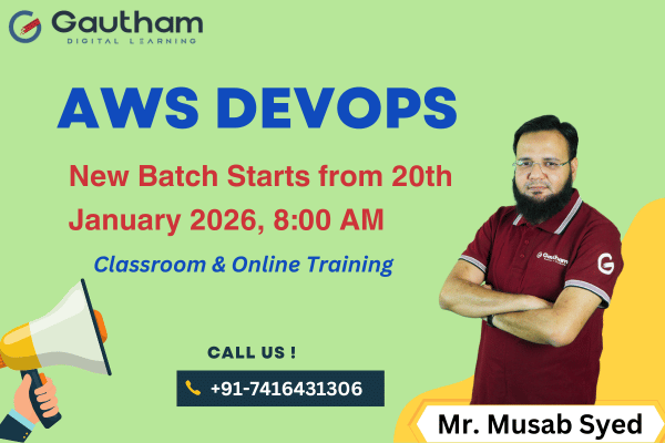 AWS DevOps Live Classes : New Batch Starts from 20th January 2026, 8:00 AM cover