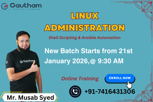 Linux Administration - New Batch Starts from 21st January 2026, 9:30 AM cover