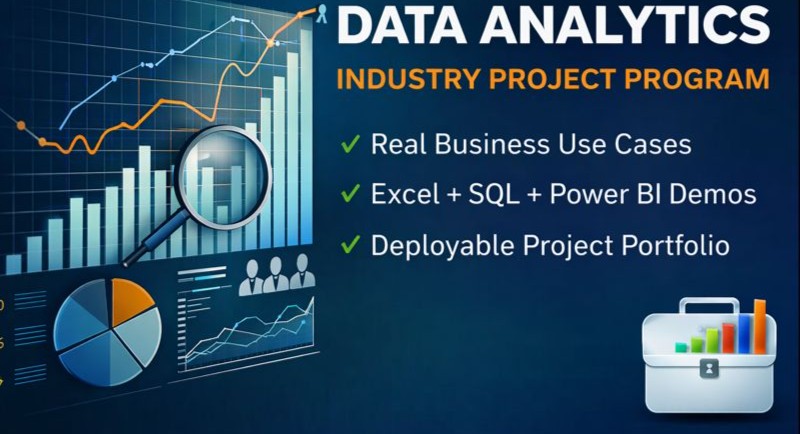 Data Analytics – Industry Project Program cover