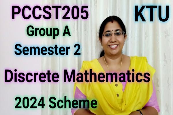 Discrete Mathematics PCCST205 2024 Scheme cover