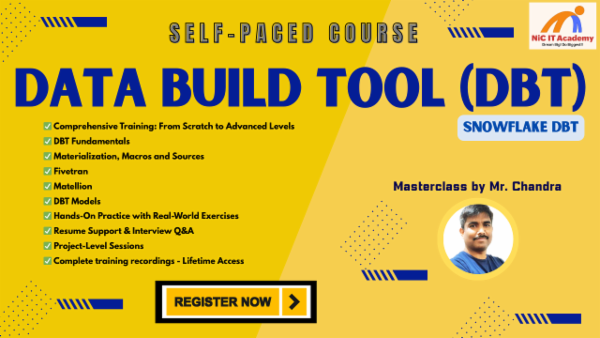 Data Build Tool Examples Data Build Tool (DBT) - Self Paced Training