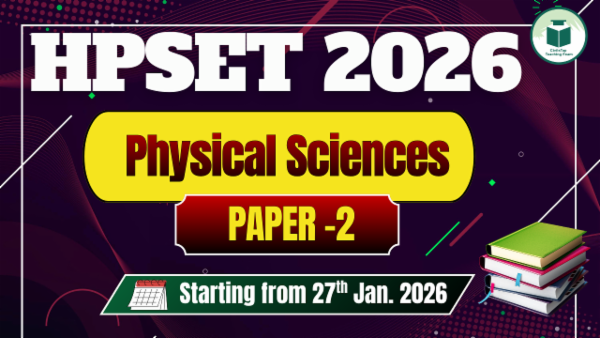 HP SET PAPER-2: Physical Sciences | By Abhinav Sir cover