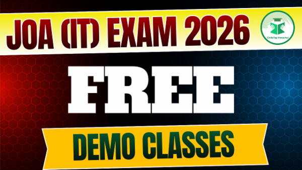 JOA (IT) Exam 2026 Free Demo Lectures cover