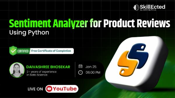 Sentiment Analyzer for Product Reviews using Python cover