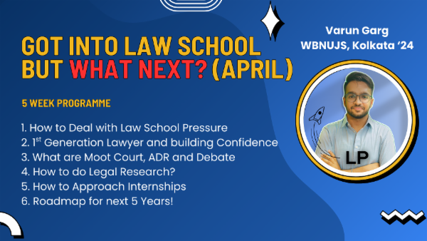 Incoming 1st Year Law Students Cohort (Batch of 2026-31) - APRIL cover