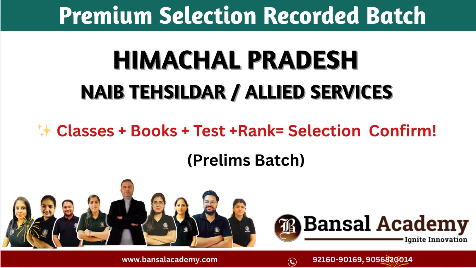 HIMACHAL PRADESH ALLIED SERVICES / NAIB TEHSILDAR PRELIMS RECORDED BATCH