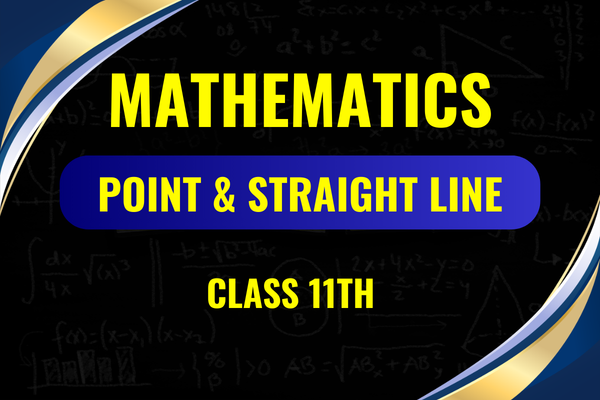 Point & Straight Line Class-11th cover