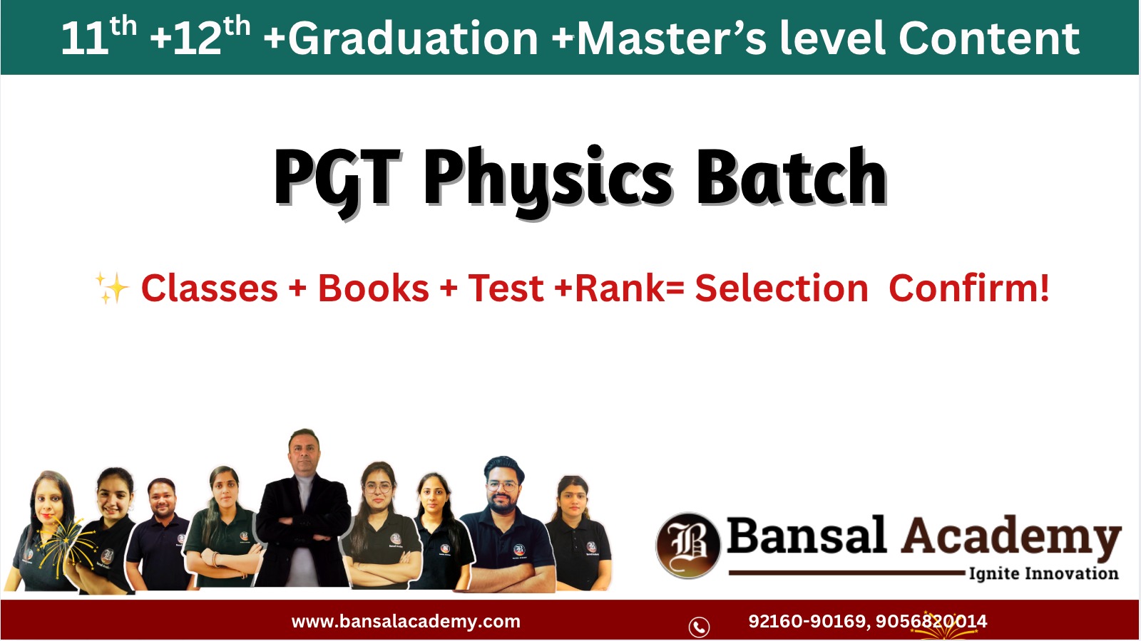 PGT Physics Recorded Batch cover