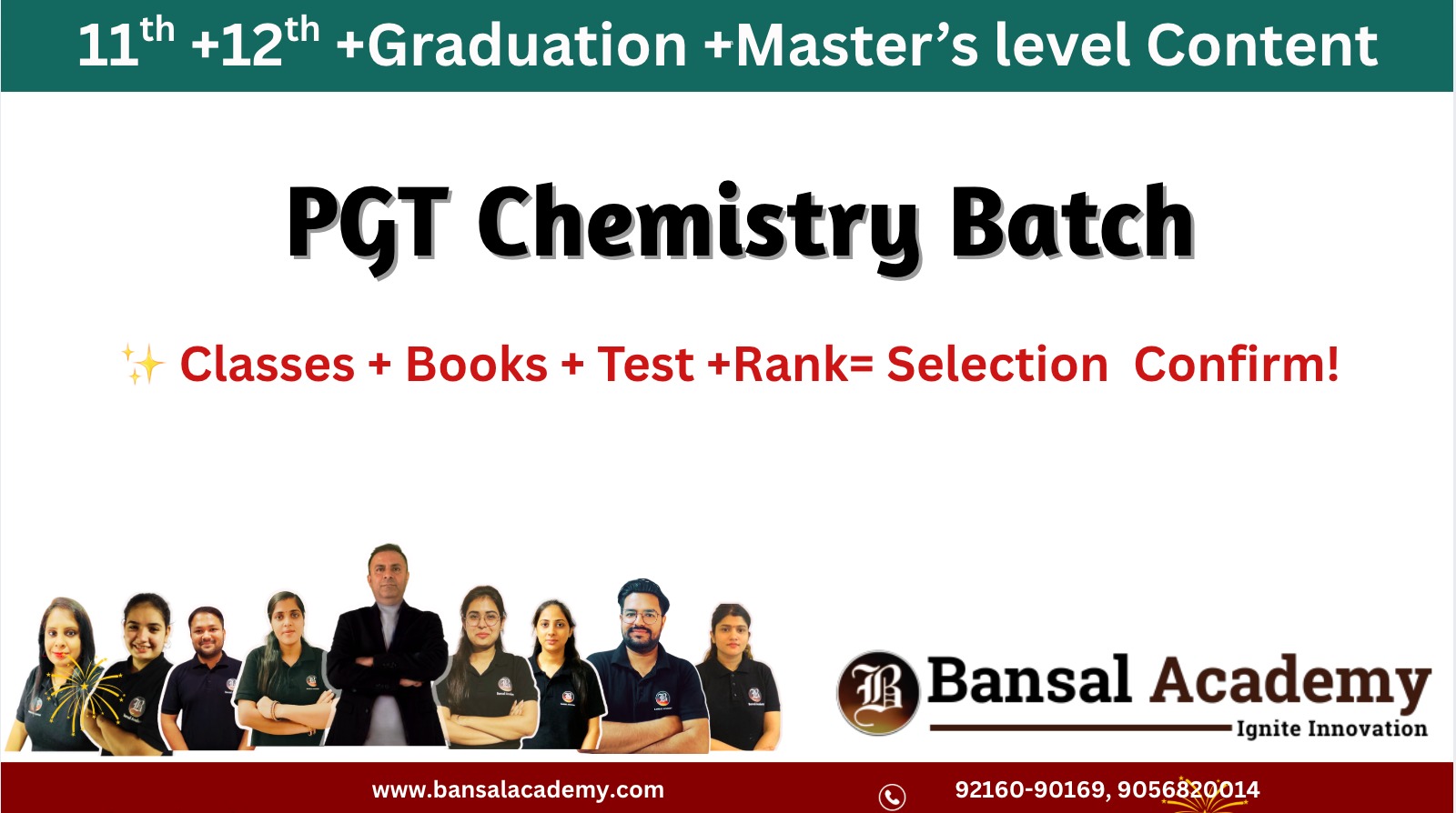 PGT Chemistry Recorded Batch cover