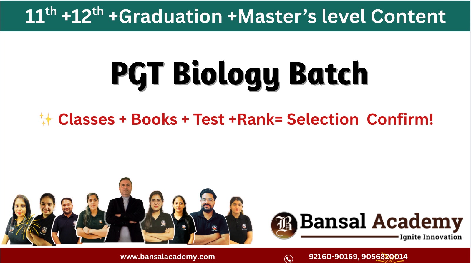PGT Biology Recorded Batch cover