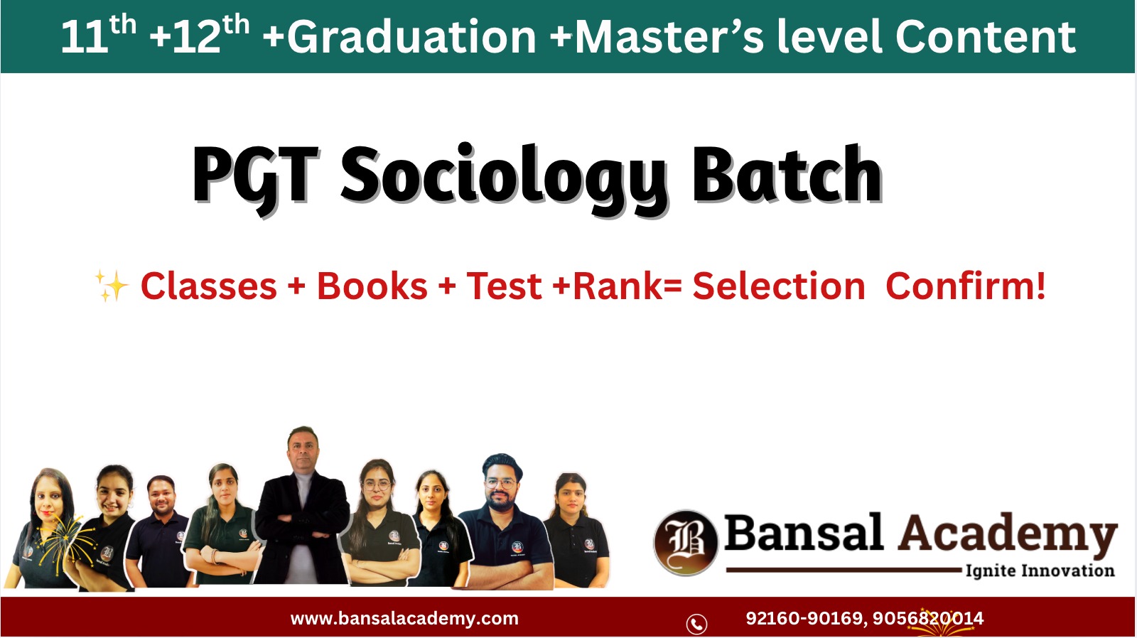 PGT Sociology Recorded Batch cover