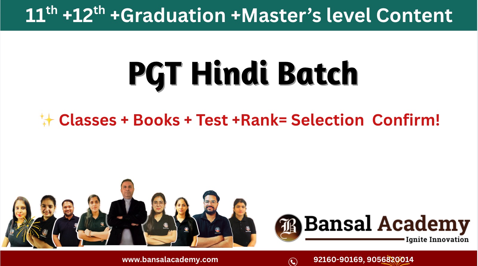 PGT Hindi Recorded Batch cover