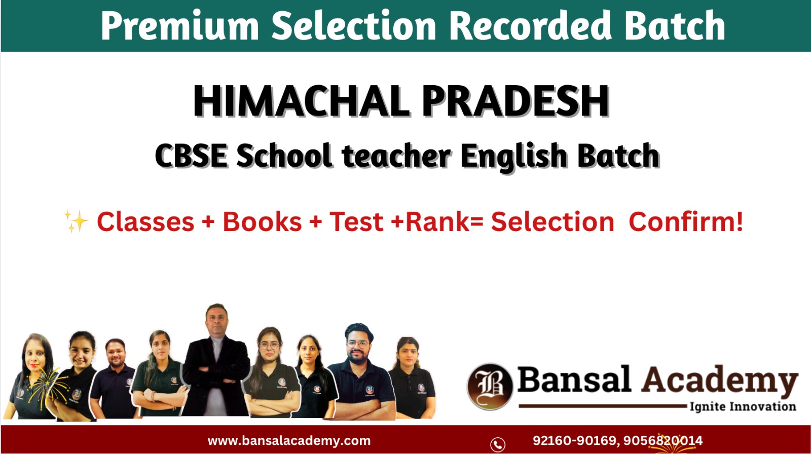 Himachal CBSE School teacher English Batch cover