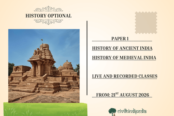 History Optional - Paper 1 (2026) cover