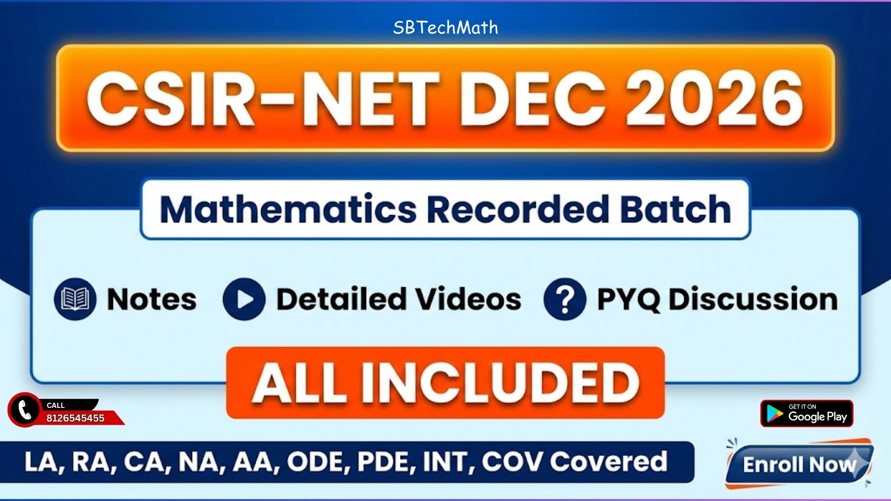 CSIR-NET Dec 2026 (Rec. Batch) cover