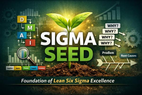 Sigma Seed - Fundamentals of Six Sigma for students cover