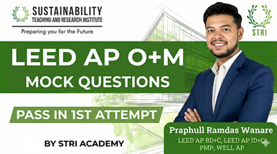 LEED AP O+M Mock Questions - Pass in 1st Attempt cover