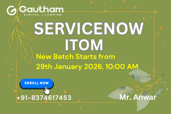 ServiceNow ITOM - New Batch Starts from 29th January 2026 10:00 AM cover