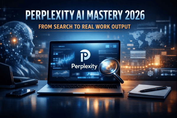 Perplexity AI Mastery 2026: From Search to Real Work Output cover