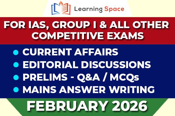 Current Affairs & Editorial Discussion - February 2026 cover