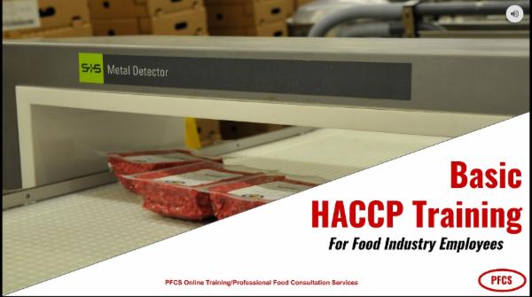 General HACCP Awareness for the Food Industry cover