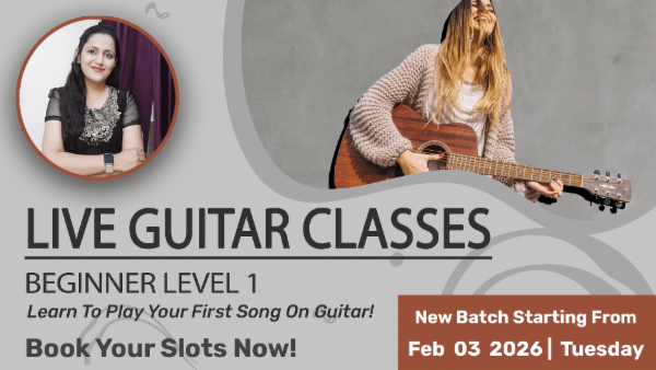 FEBRUARY 2026 - LIVE GUITAR CLASSES - BEGINNER LEVEL 1 cover