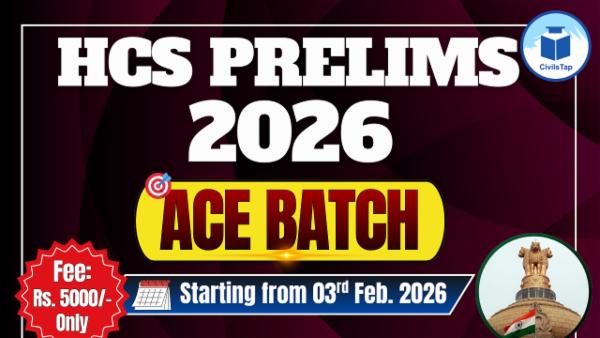 HCS Prelims 2026 Live ACE Batch cover