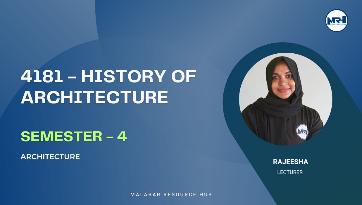 4181 - History of Architecture cover