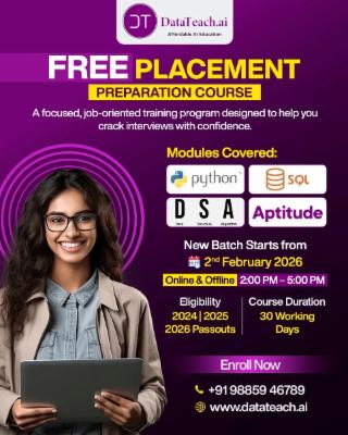 Free Placement Preparation Course cover