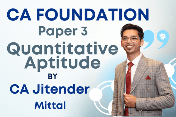 CA Foundation Quantitative Aptitude cover