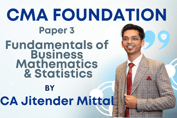 CMA Foundation Business Mathematics and Statistics cover