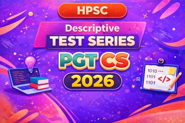 HPSC PGT CS 2026 Descriptive Test Series cover