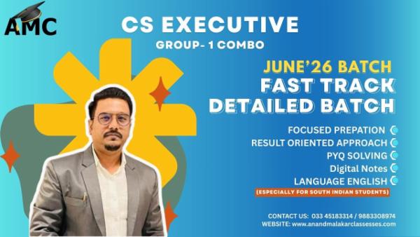 CS Executive Group 1 Combo ( In English - Fast Track Learning) cover