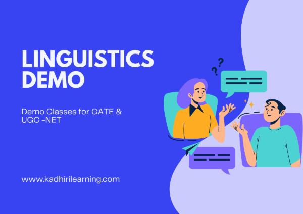 Linguistics Demo  cover