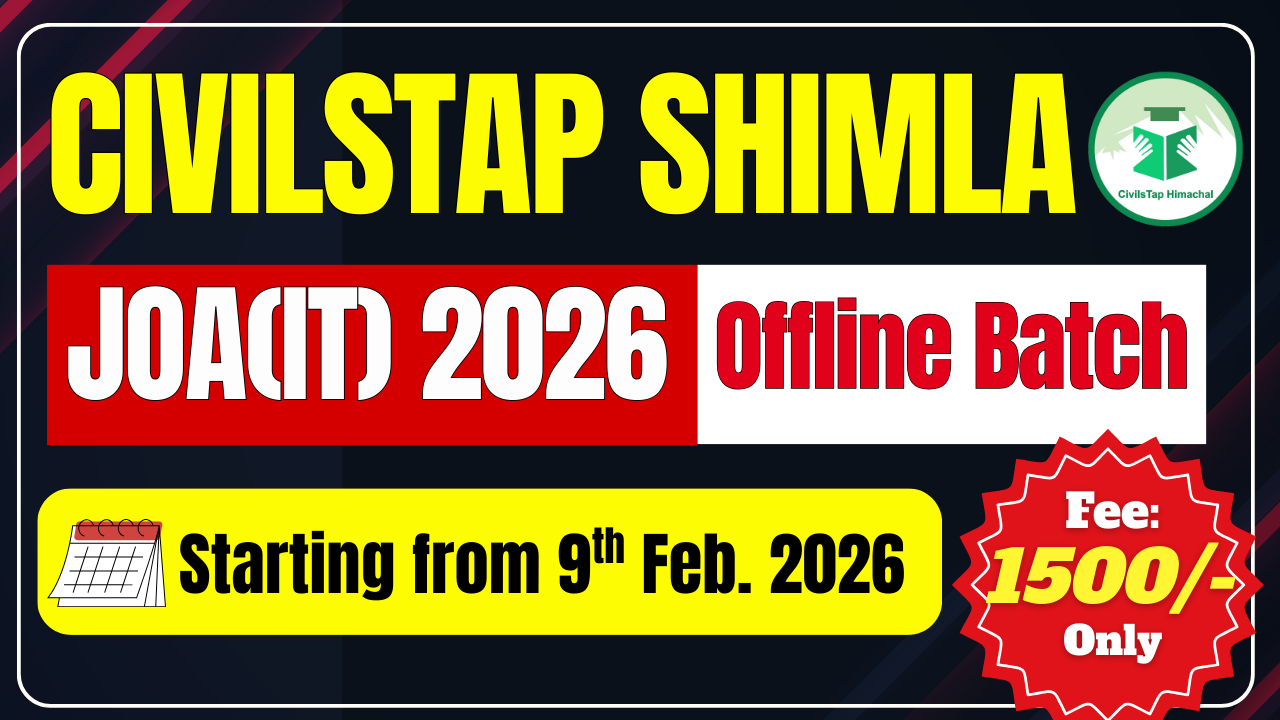 JOA(IT) Offline Batch (Shimla Center) cover