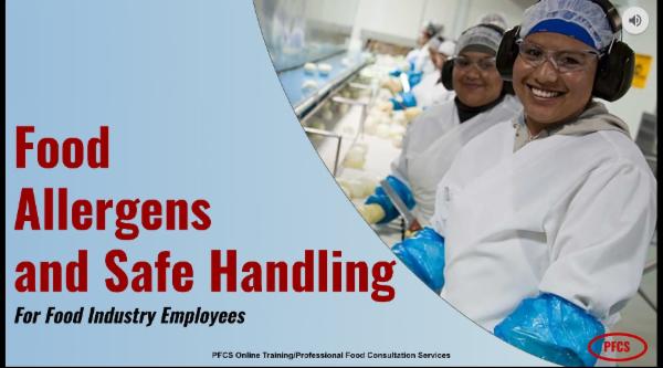 Food Allergen Management Awareness cover