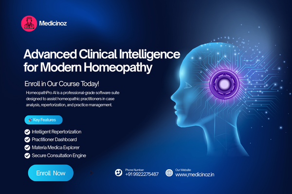 Advanced Clinical Intelligence for Modern Homeopathy cover