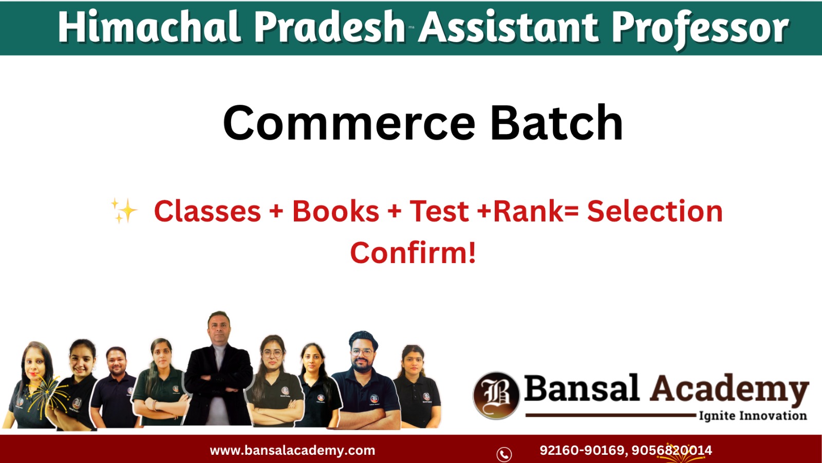 College cadre /Assistant professor Commerce batch