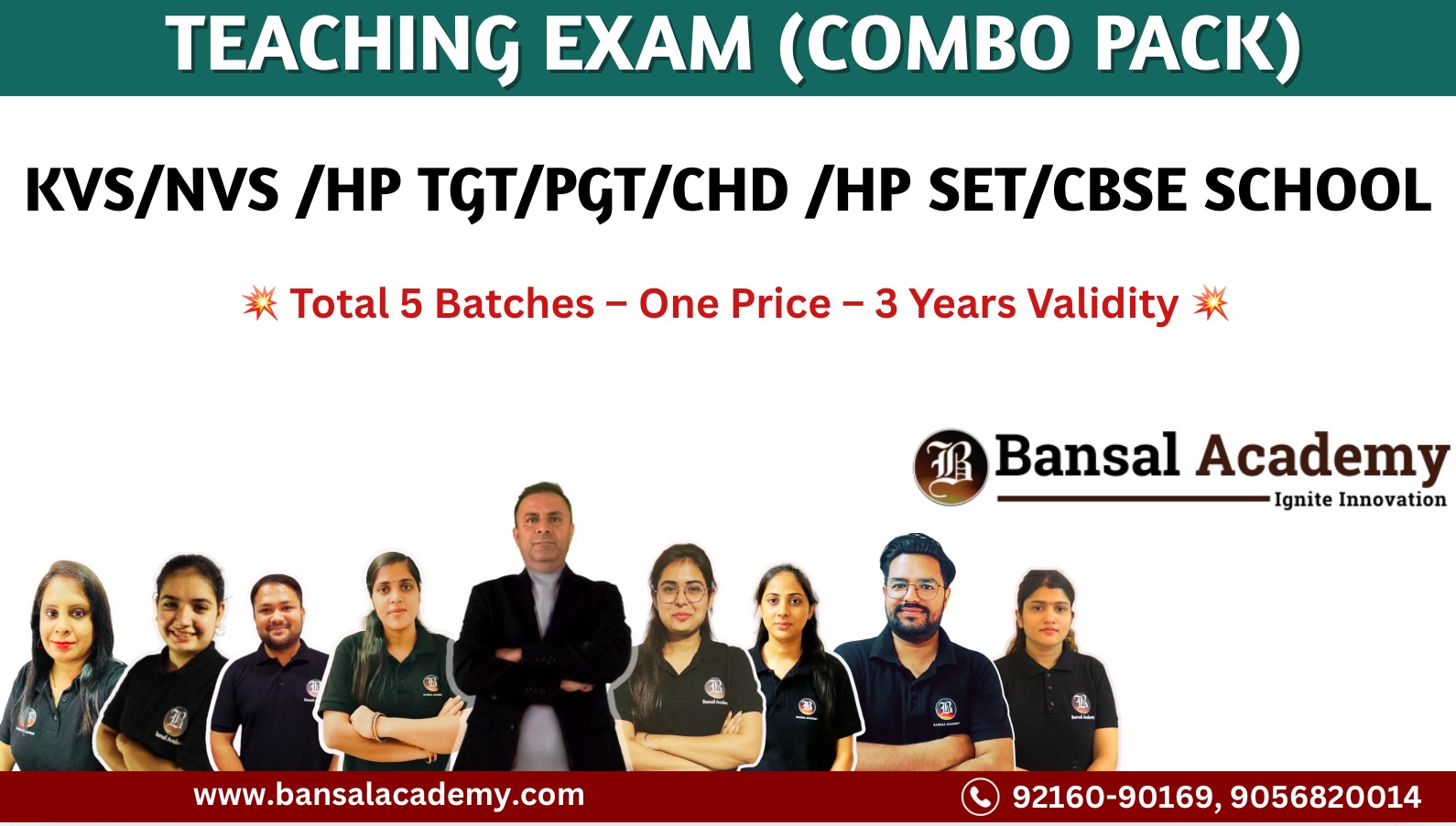 Himachal teaching exam combo cover