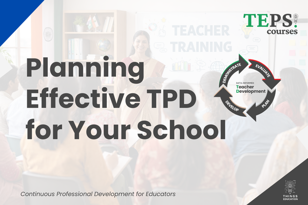 Short Course: Planning Effective TPD for Your School cover