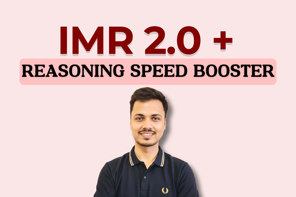 IMR 2.0 + Reasoning Speed Booster - for 2026 Exams cover