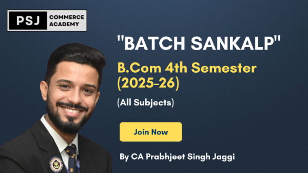 Batch Sankalp - B.Com 4th Semester cover